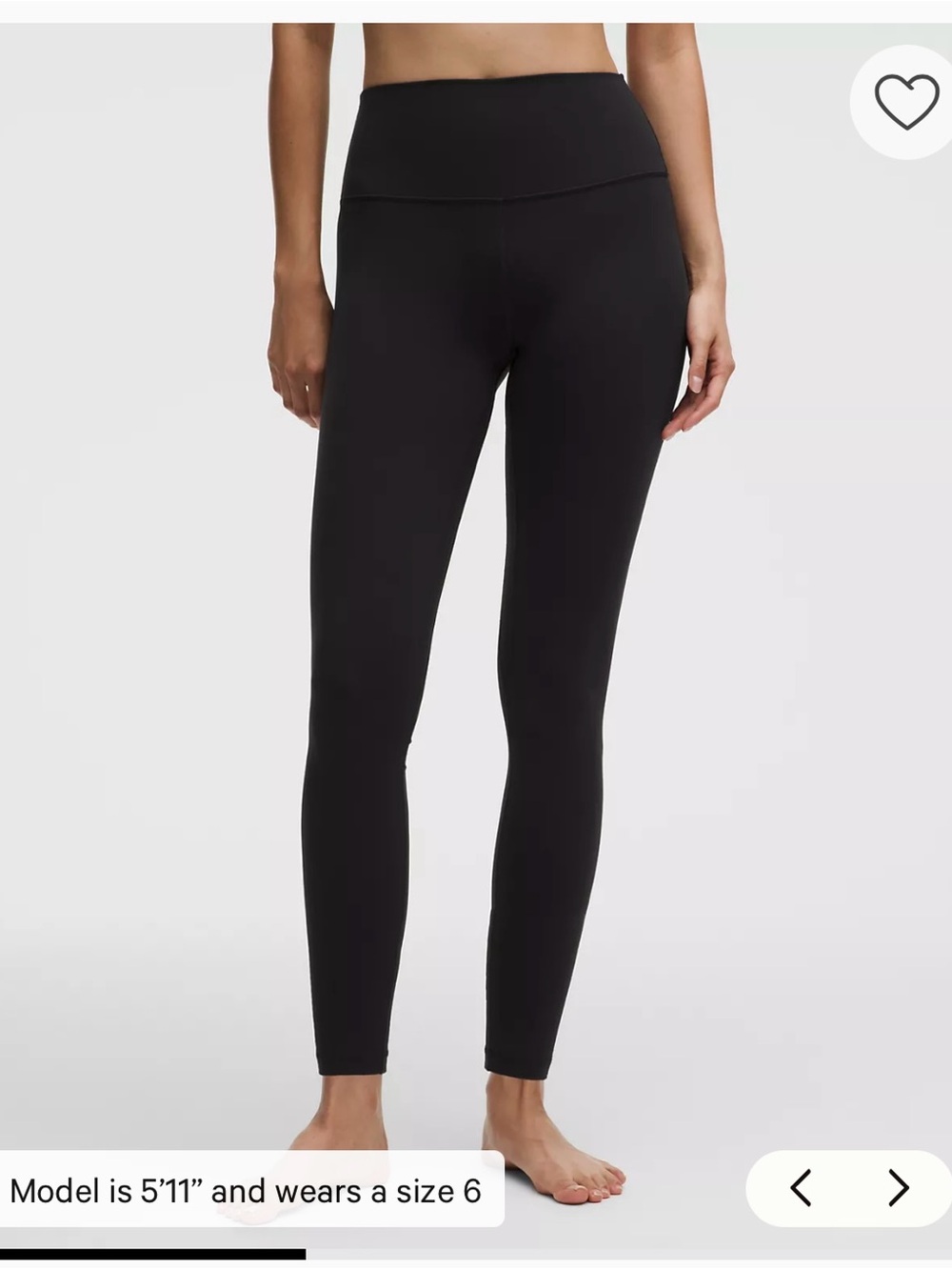 lululemon athletica Black High-Rise Leggings